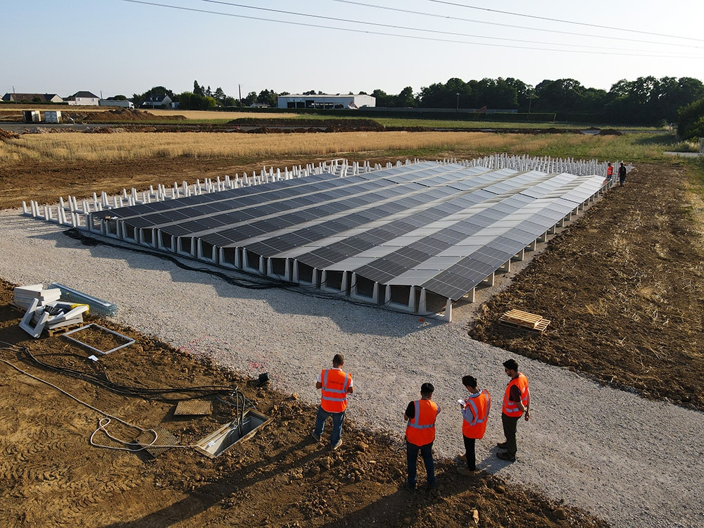 centrale en autoconsommation pour Synvia Logistics 